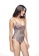 Ozero Swimwear brown SELIGER One-Piece Sustainable Swimsuit in Russian Summer Print Mocha F67BAUS86EE7A6GS_2