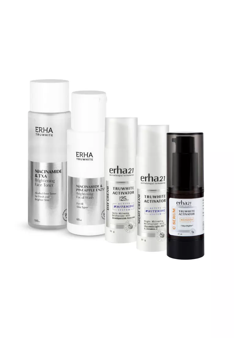 Erha Complete Brightening Series - Paket Lengkap Pencerah Kulit Wajah
