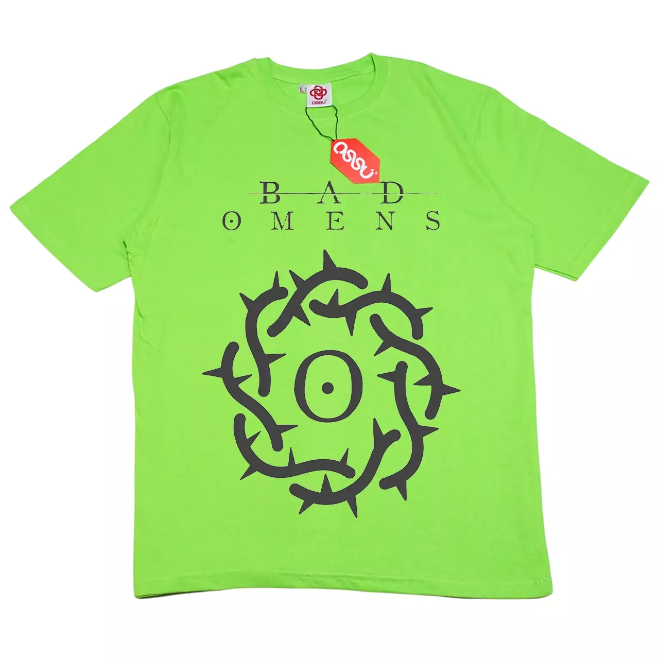 Ossu Bad Omen - Logo Green Tshirt