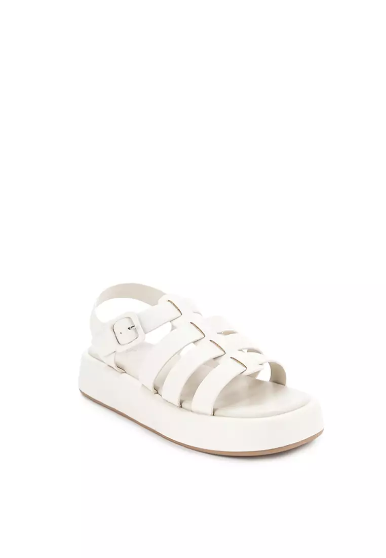 ABBY R2384-6 SLINGBACK SANDAL OFF WHITE