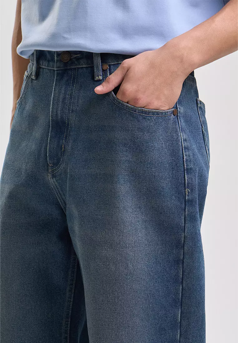 Wide Fit 5-Pocket Jeans