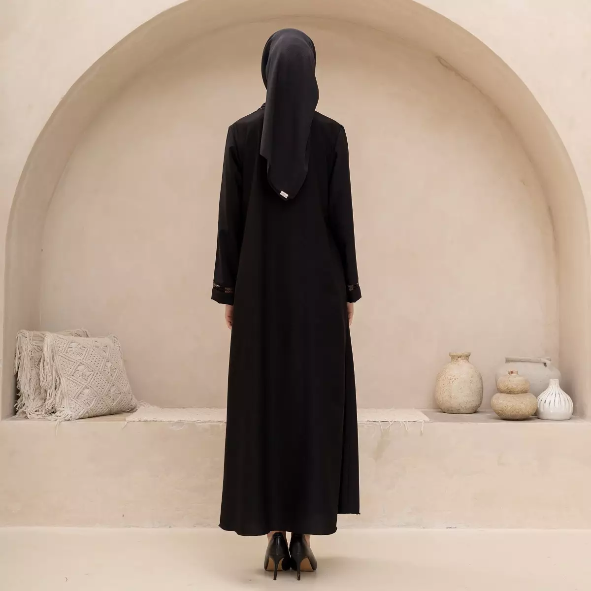 EPC Abaya Samira - Black - Moonlit Elegance Series