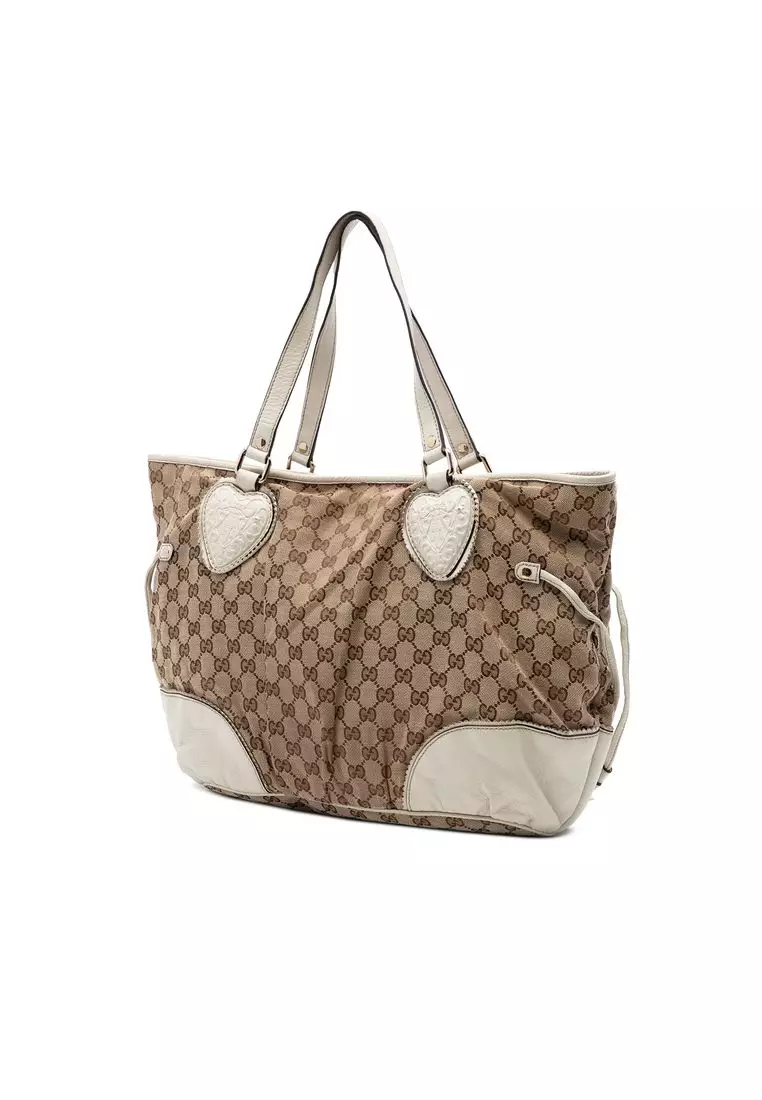Pre-Loved Gucci Large Gg Canvas Tribeca Tote