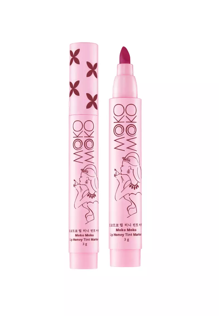 Moko Moko Lip Honey Tint Marker - Rich Pink