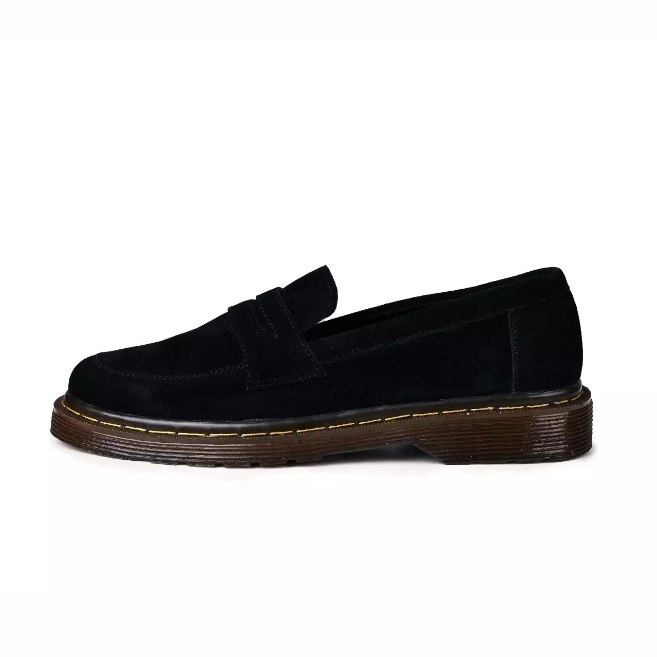 Country Boots Xavi - Sepatu Slip On Suede Formal Hitam