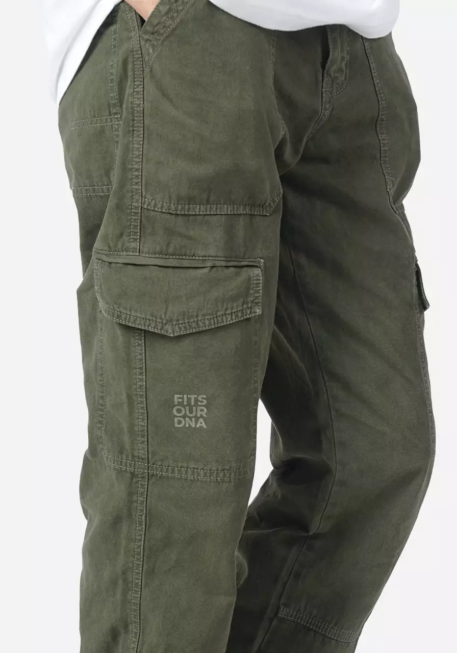 Celana Panjang Cargo Pria Regular Jod Army