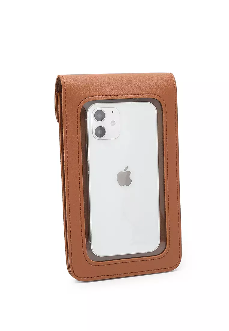 Women's Shoulder Sling Bag / Crossbody Bag - Brown