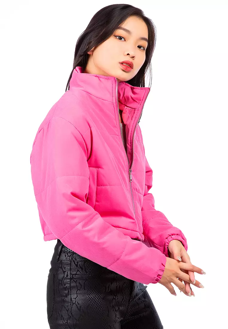 Buy London Rag Pink Long Sleeves Puffer Drawstring Jacket 2024