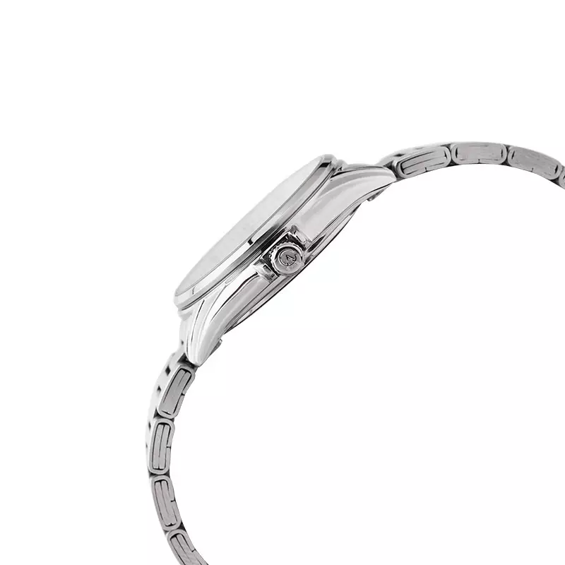 Jam Tangan Wanita Alexandre Christie Classic Steel AC 8684 LD BSSSL Silver Dial Stainless Steel Strap