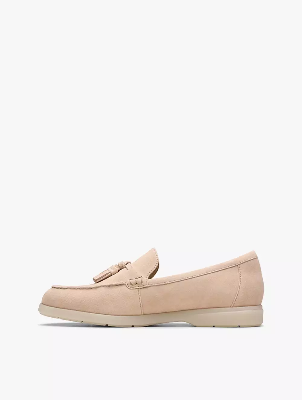 Mocasines sin cordones de cuero combinado negro para mujeres Straven