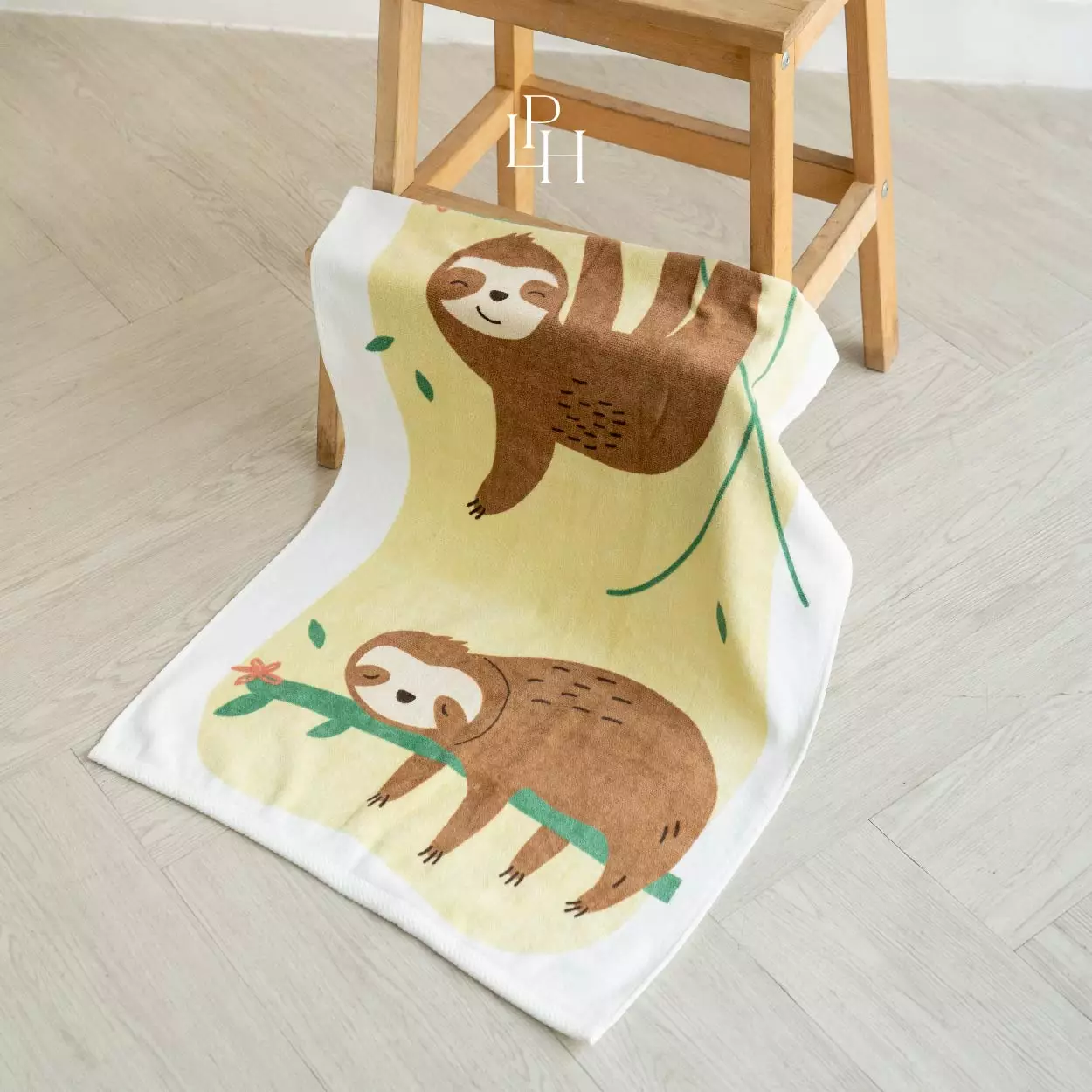 Little Palmerhaus - Little Terry Towel 45.0 (Handuk Bayi & Anak) Sleepy Sloths
