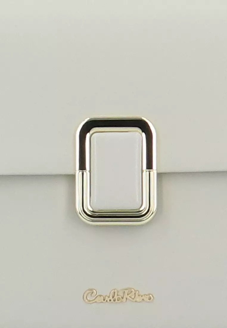 The Harper 2-Way Shoulder Bag - Light Grey