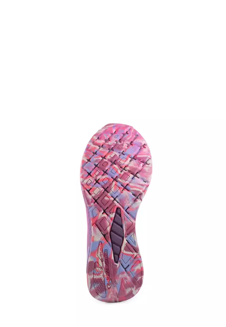 910 Nineten KANZAKI 2.0 sepatu lari -   HITAM/UNGU/MAGENTA