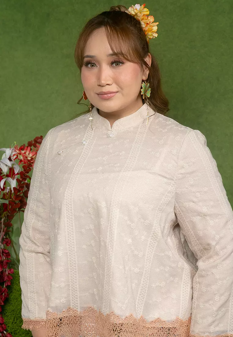 Blossom Plus size Kurung Kedah Set