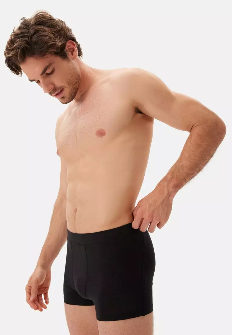 Black Boxer, Regular Fit, Underwear for Men