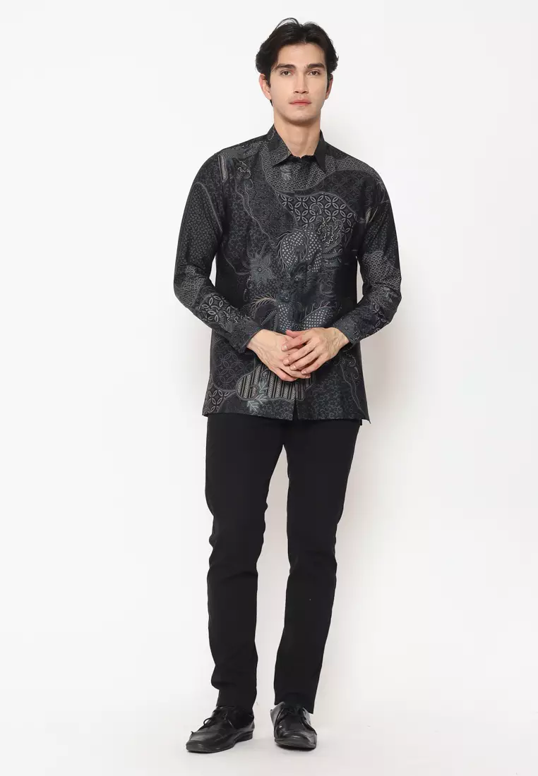 MAGINOT BATIK FURING EXCLUSIVE ANANTA Batik FURING EXCLUSIVE Pria Slim Fit Lengan Panjang