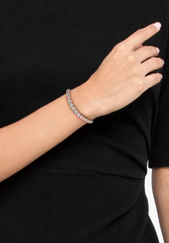 Peachy Braided Bracelet