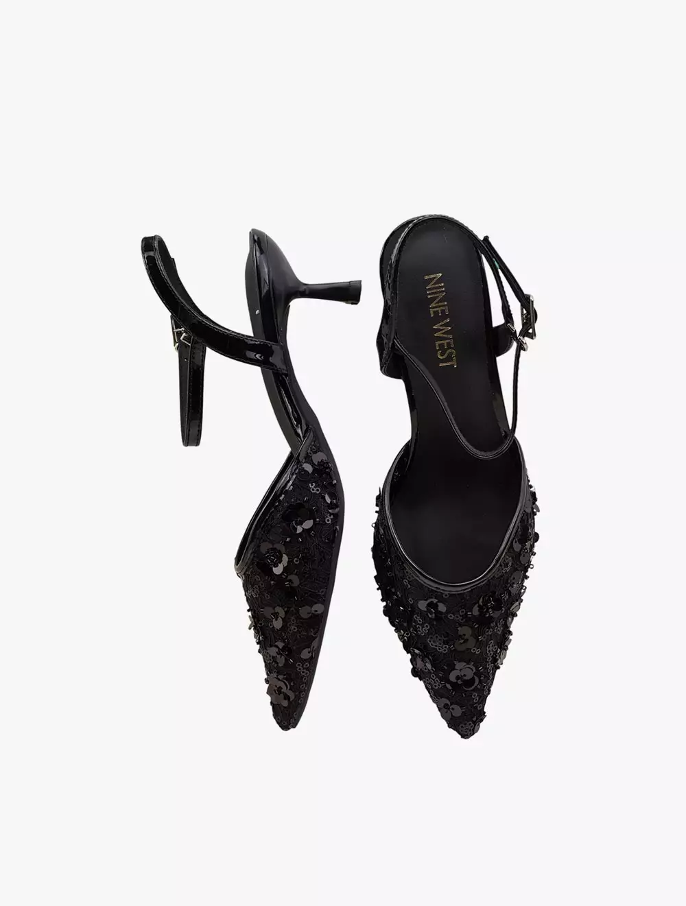 Payless Nine West Womens Haite Kitten Heels - Black_04