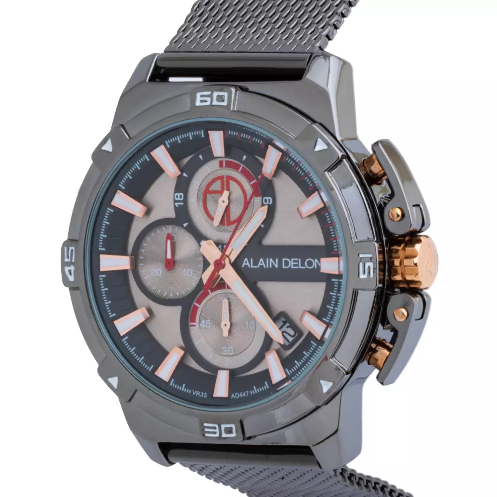 Jam Tangan Alain Delon Jam Tangan Pria AD447-1742C Original