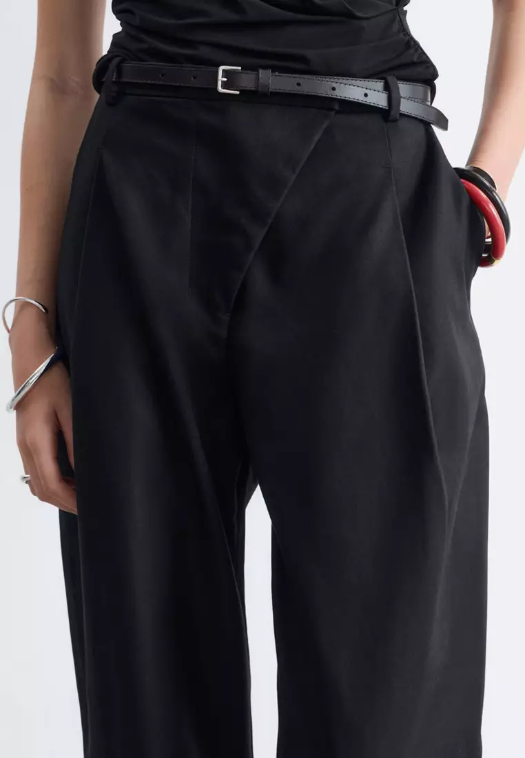 Barrel-Leg Trousers