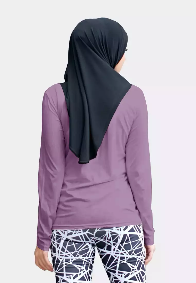 Zelena - Oshea Base Layer Sporty | Kaos Olahraga Wanita - Purple - L 