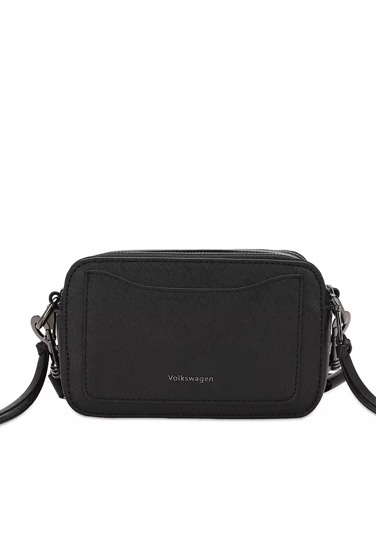 Buy Volkswagen Women's Shoulder Sling Bag / Crossbody Bag Black