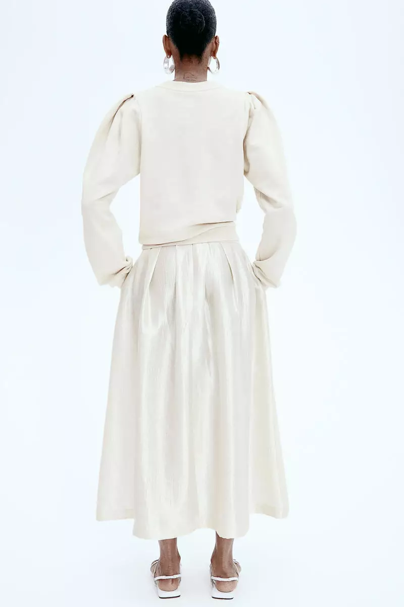 H&m puff hotsell sleeve sweatshirt