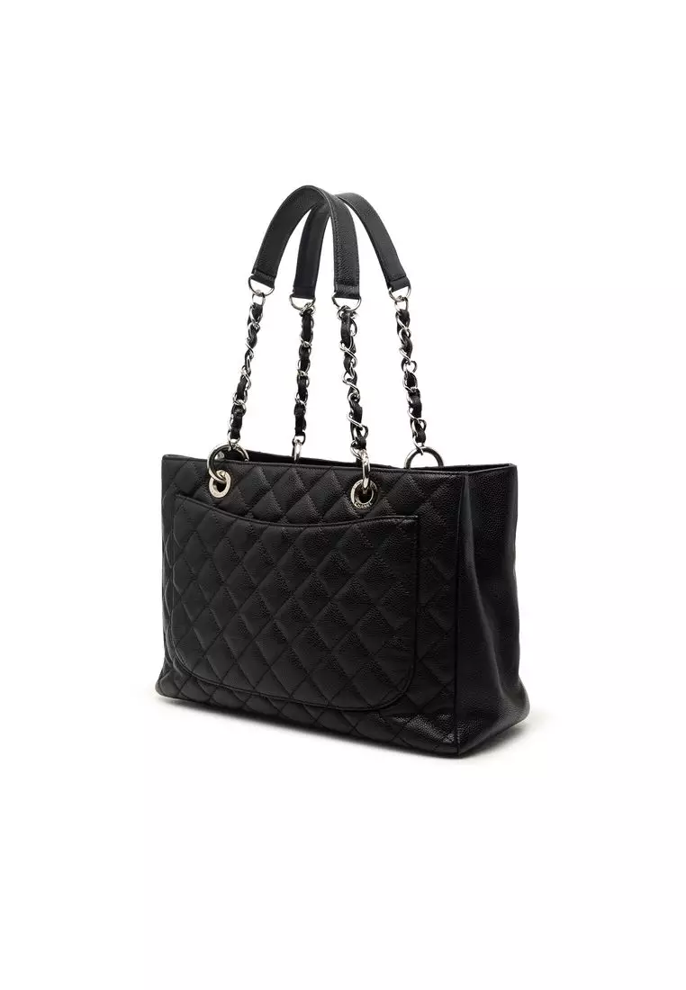 Pre-Loved Chanel Caviar Grand Shopping Tote