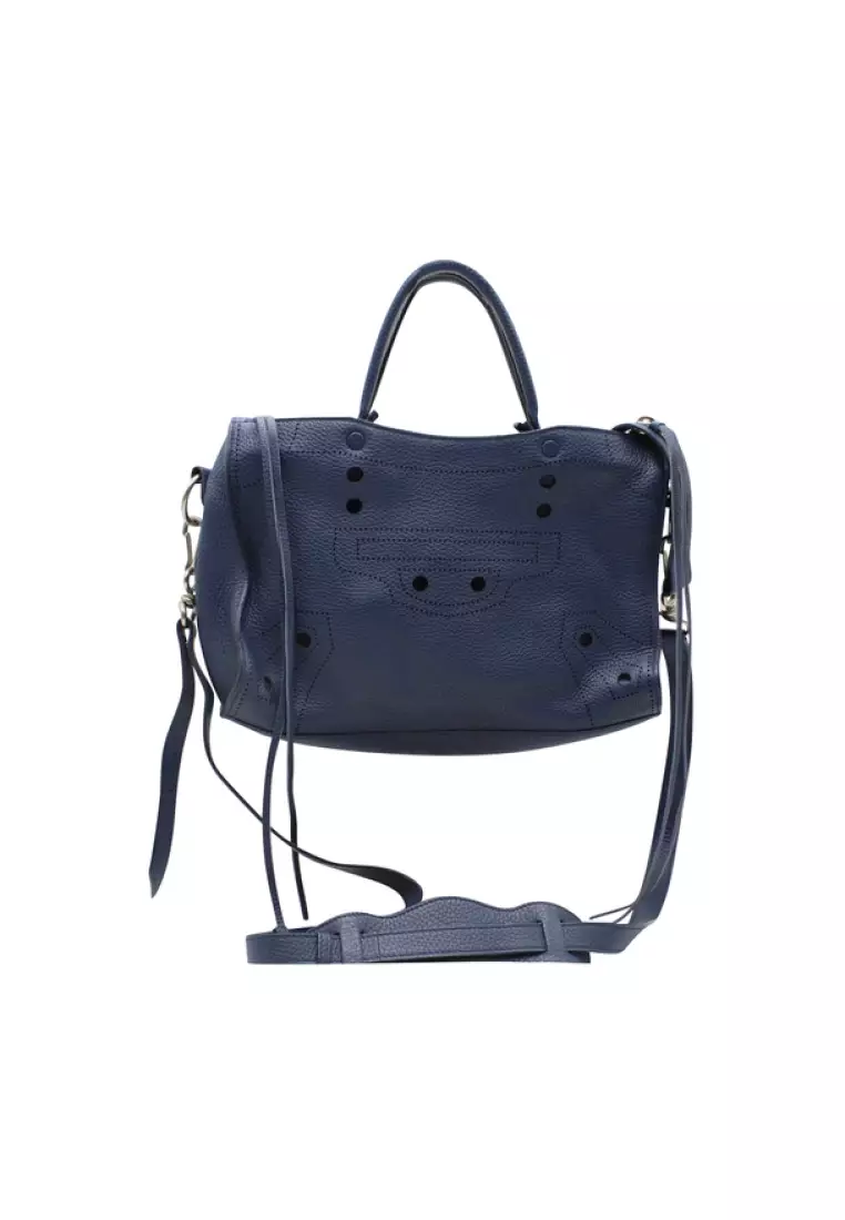 blue balenciaga handbag