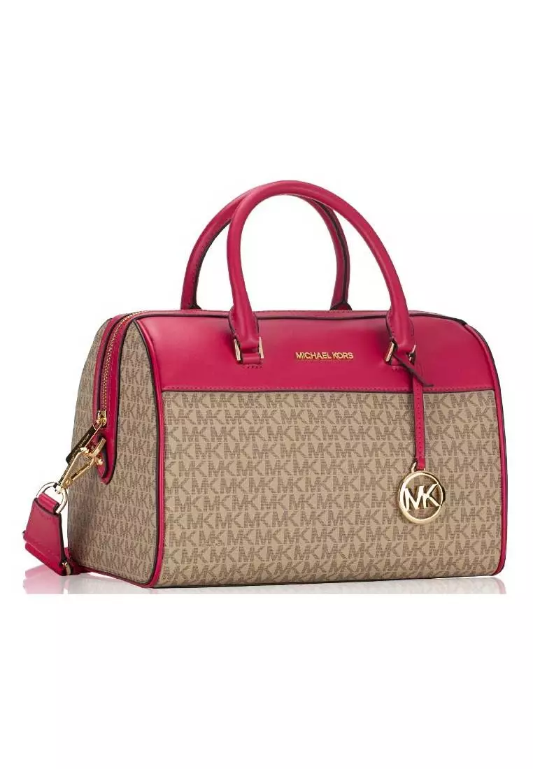 Michael kors duffle bag pink new arrivals