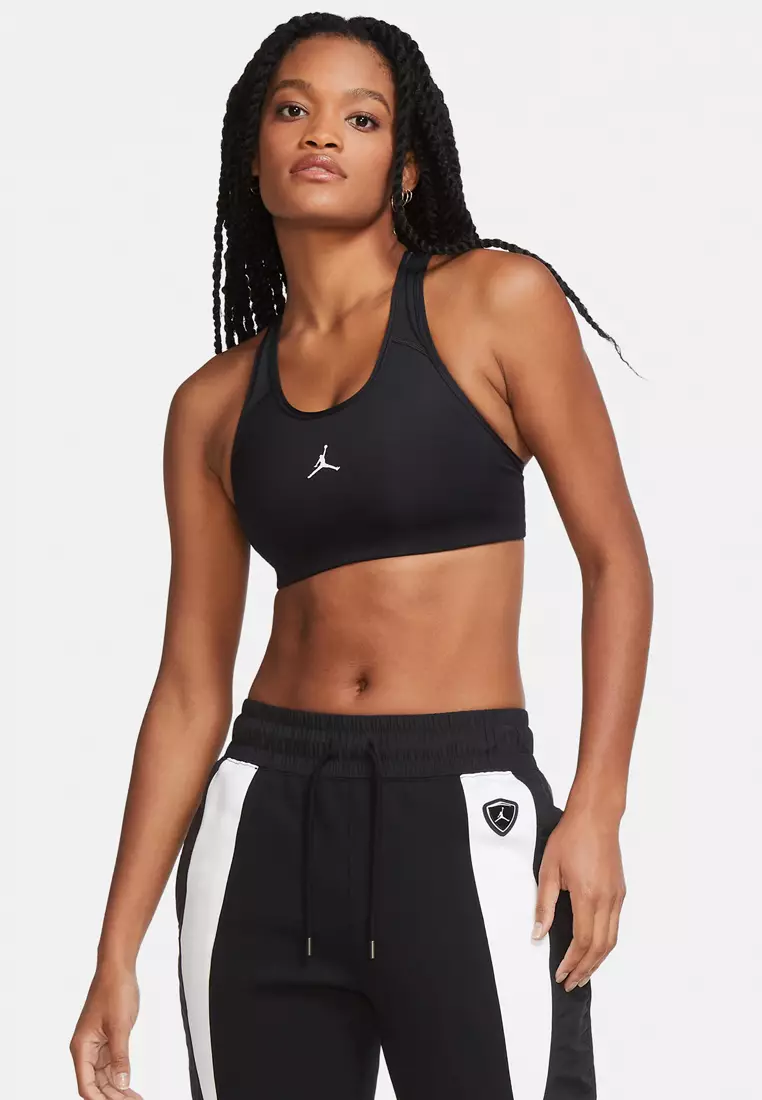 Nike Swoosh Medium-Support 1-Piece Pad Sports Bra (Black)