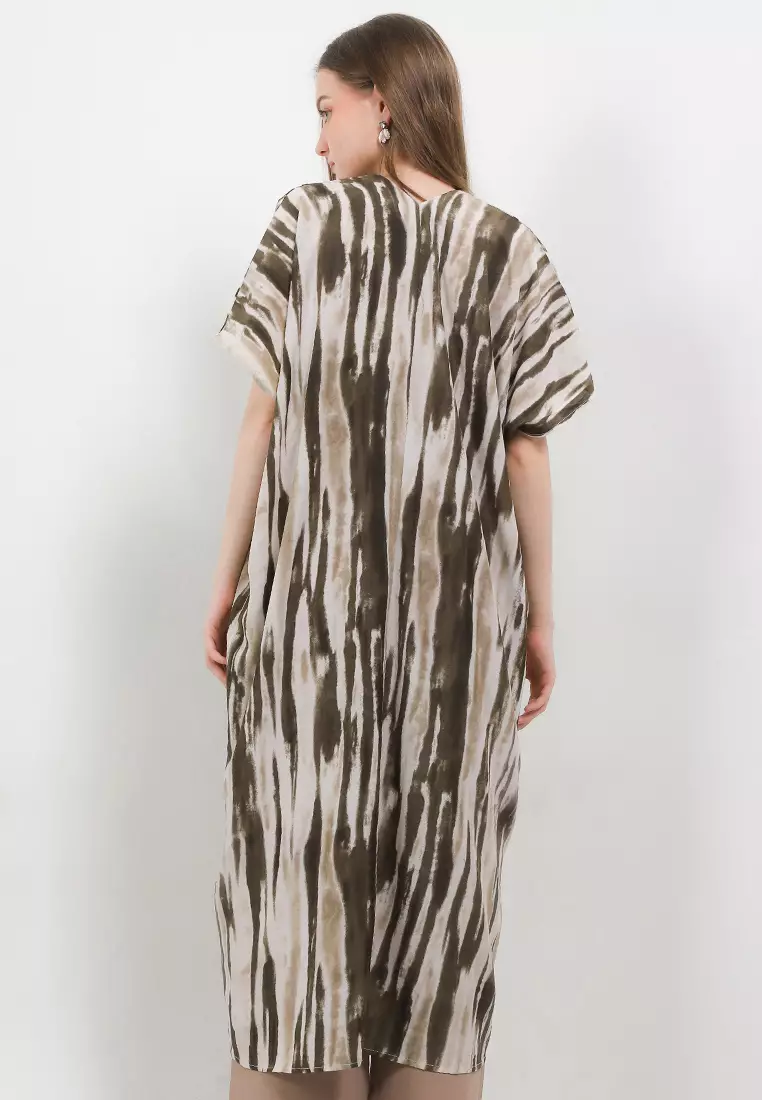 V Neck Printed Tunic