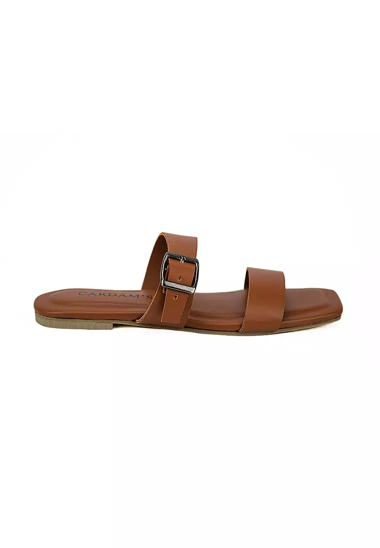 Discount on Cardam's Lifestyle  shoes - SKU: Eclb Ndm 00170 Tan Flat Sandals