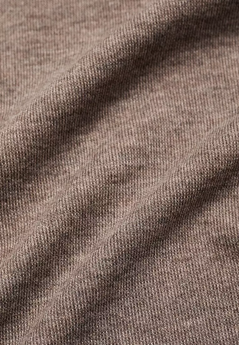 Knitted Trousers With Elastic Waistband