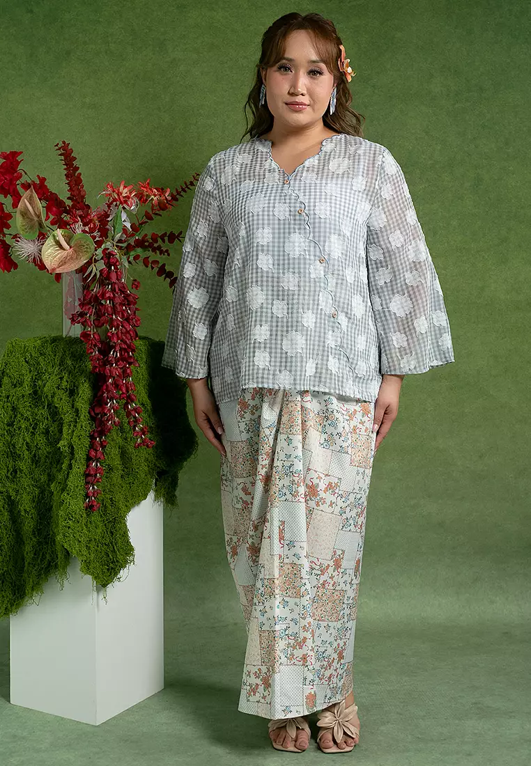Dariyah 加大碼 Kurung Pareo 套裝