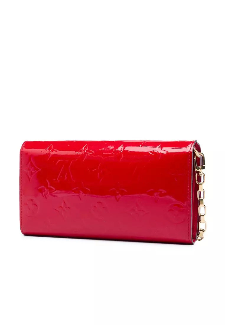 Pre-Loved Louis Vuitton Monogram Vernis Chain Wallet