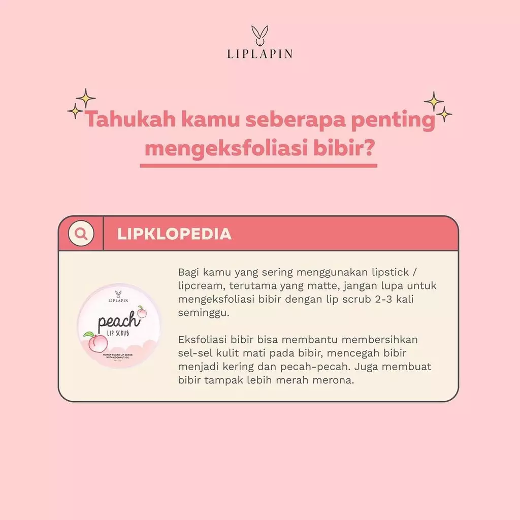 LIPLAPIN LIP SCRUB STRAWBERRY 15GR