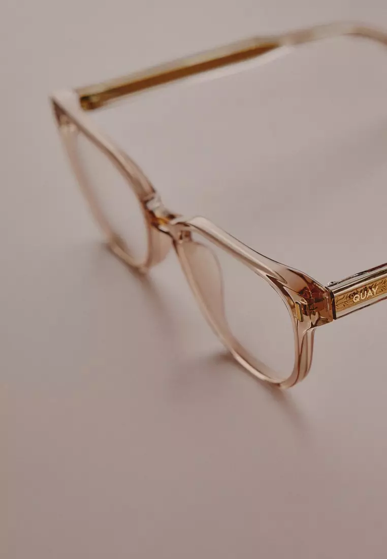 QUAY Double Click Optical Eyeglasses - Oat