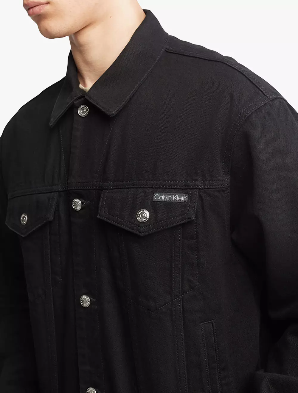 Calvin Klein - 90'S Denim Jacket - Black - black