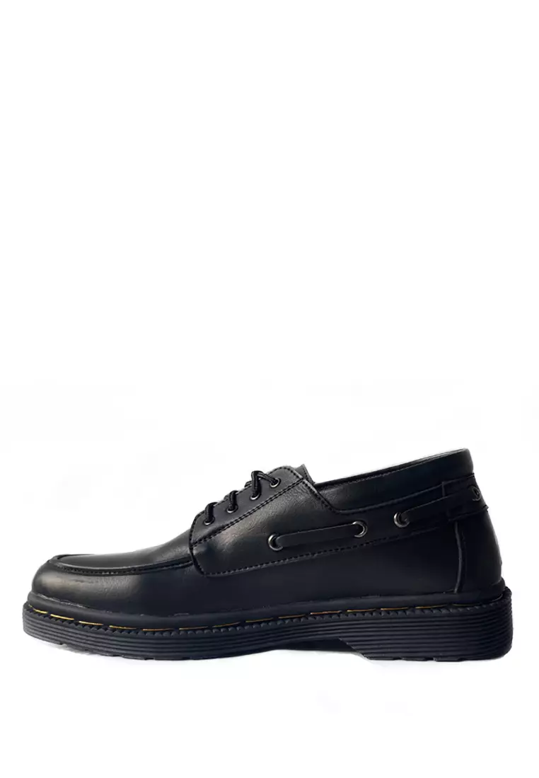 Country Boots Roman Black Sepatu Zapato Pria