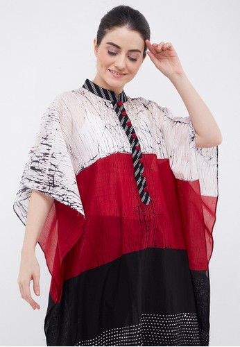 Jual Kimore Studio Long Tunik Batwing Batik Remekan 