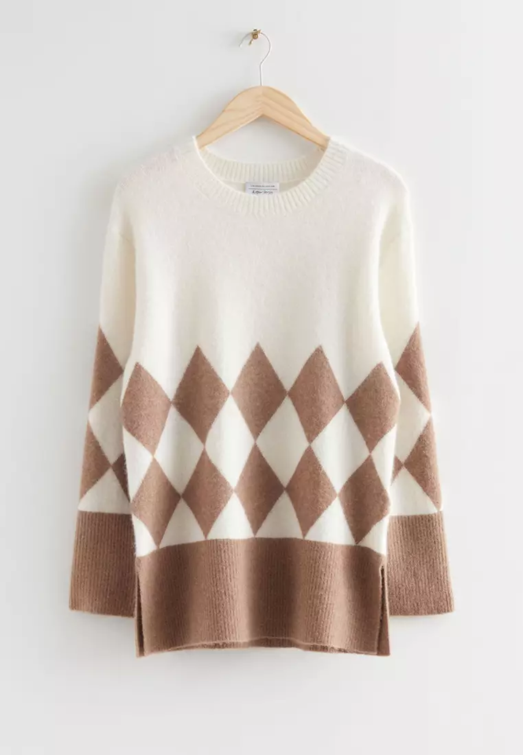 Argyle Knit Jumper