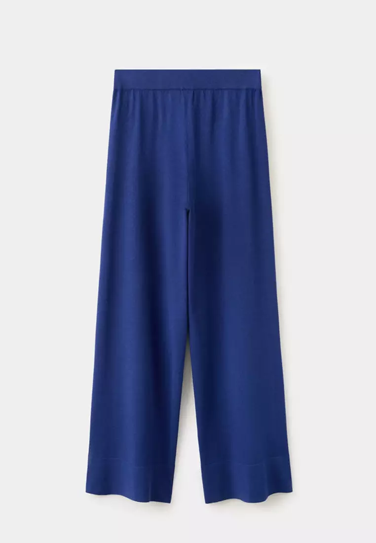Straight-Fit Trousers With Elastic Waist