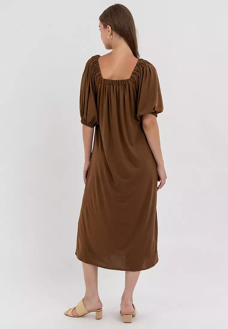 Martha Square Neck Dress