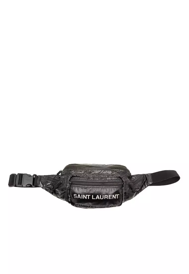 SAINT LAURENT Pre-Loved Saint Laurent Nylon Nuxx Belt Bag 2026