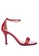 CARMELLETES red Ankle Strap Heeled Sandals 1F217SH905FC0DGS_1