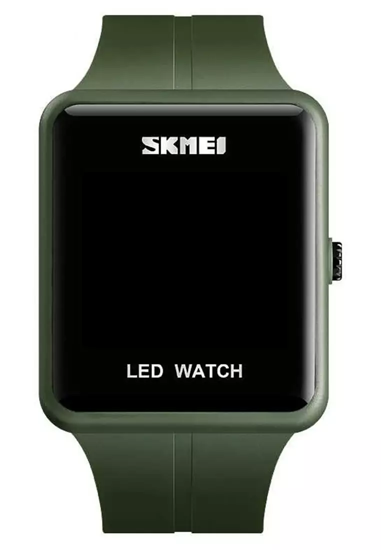 Jam Tangan Sporty Digital Pria Strap Tali Material Silicone AZ12 ORIGINAL