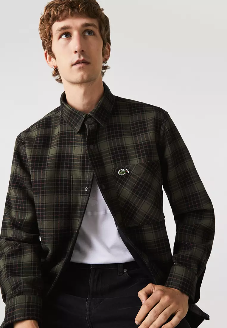 Lacoste flannel store
