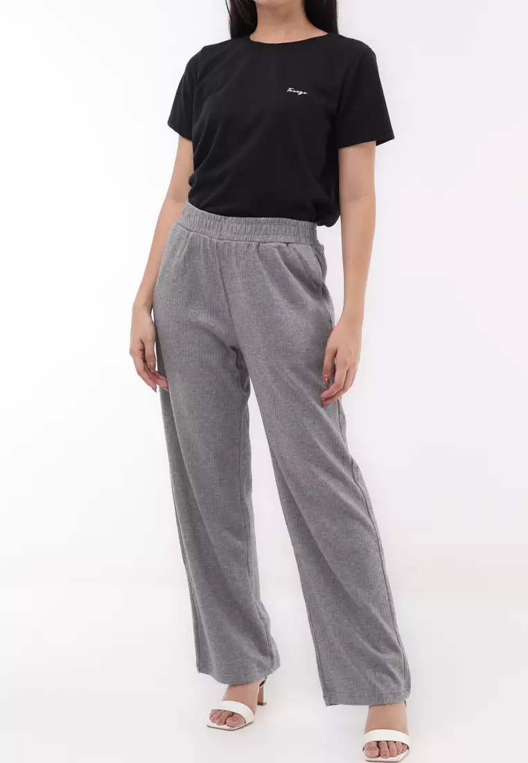 Colored Wide Leg Pants Ladies
