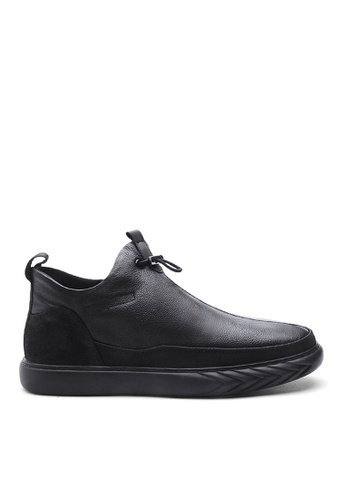 Twenty Eight Shoes black VANSA  Trendy Leather Ankle Boots VSM-B7217 FF1D5SH615B2F7GS_1